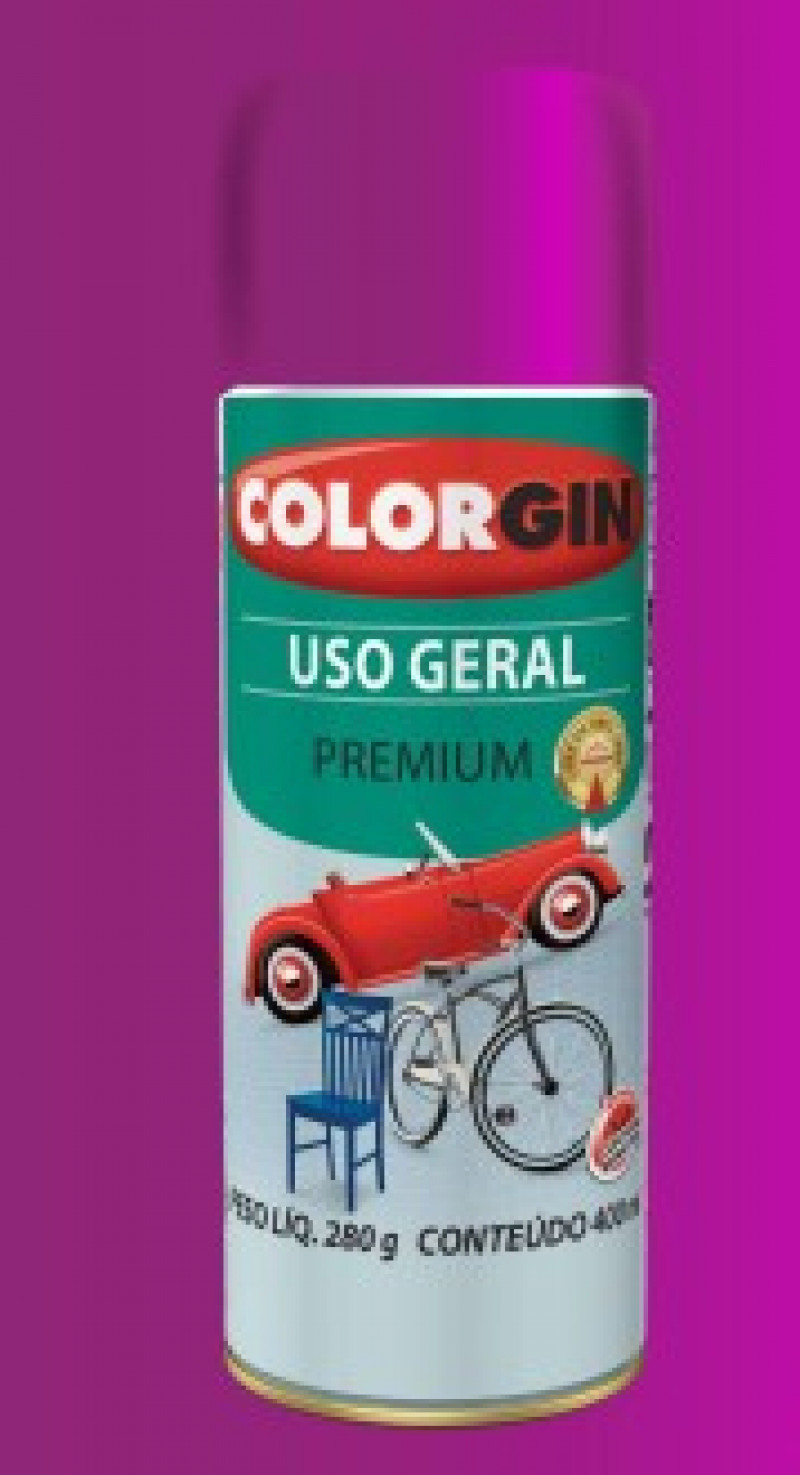 Tinta Spray Uso Geral Premium Roxo Dakar 400ml 56011 - Colorgin