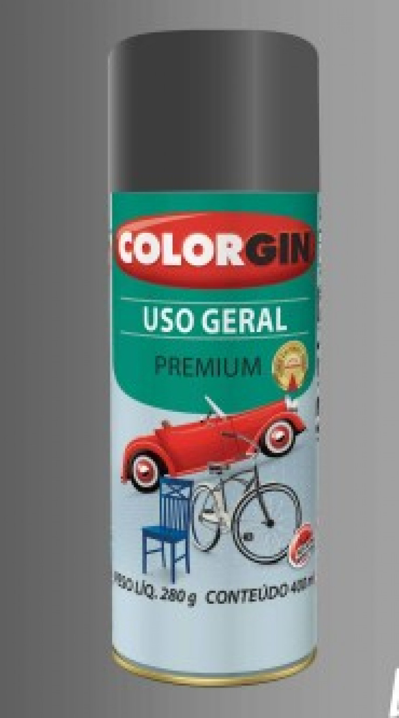 Tinta Spray Uso Geral Premium Grafite Executivo 400ml 57101 - Colorgin
