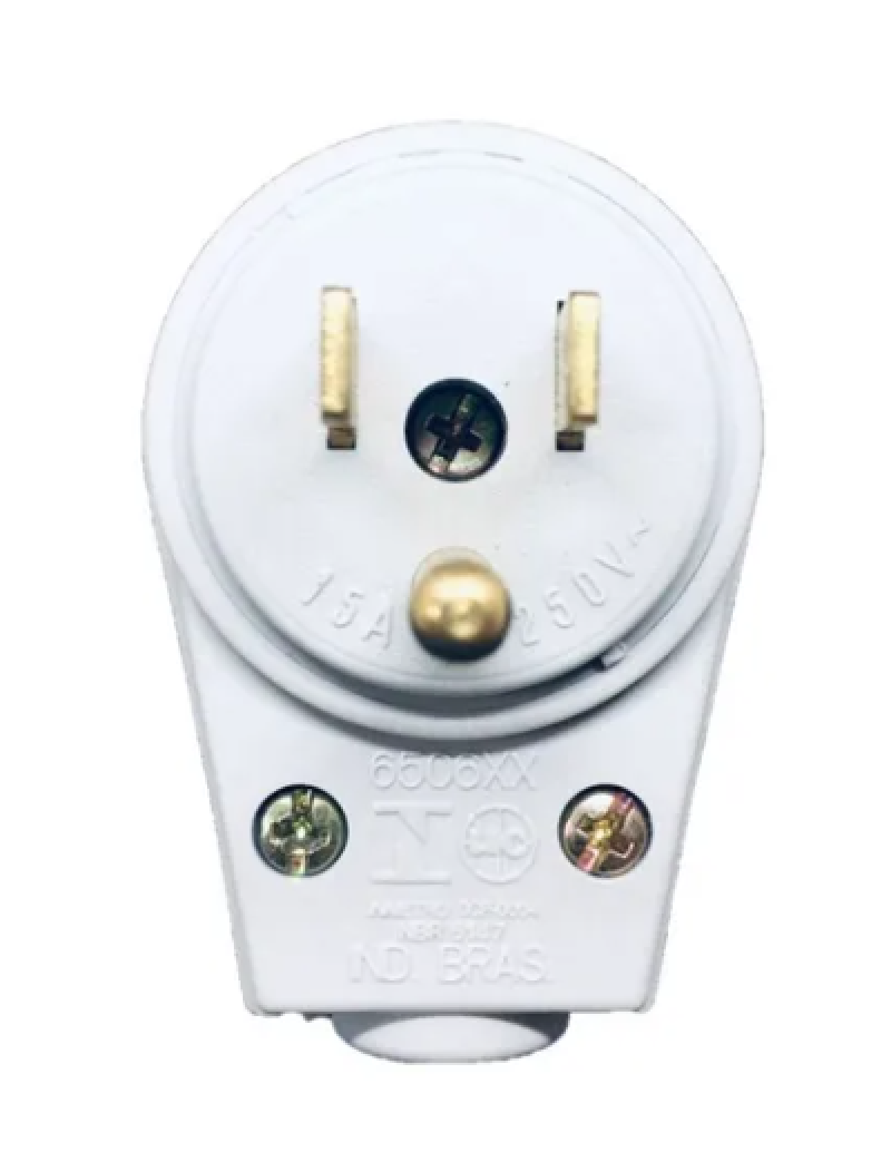  Plug Redondo 2P+T Comput Cinza 15A 650662 - Pial