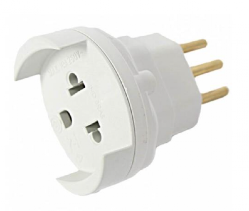 Adaptador P/Tomada Pd C/Aterr 2p+T 10a 2161 - Fame 