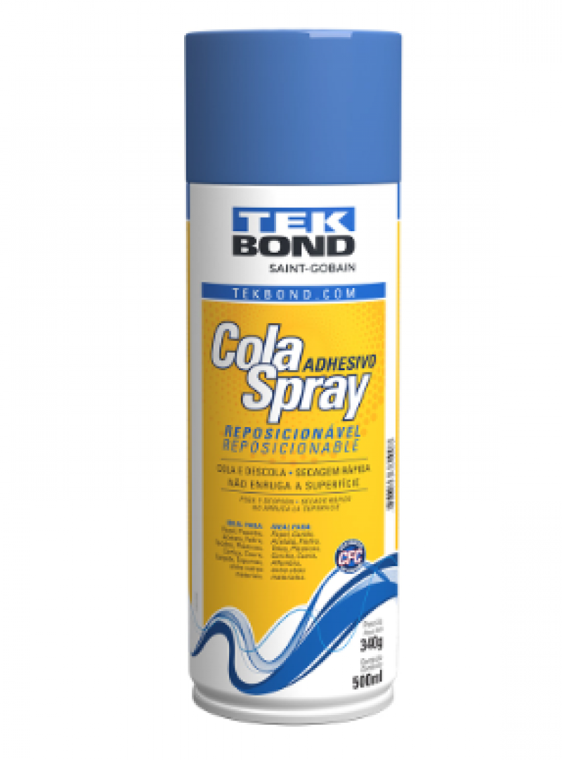  Cola Spray Reposicionavel 340g - Tekbond