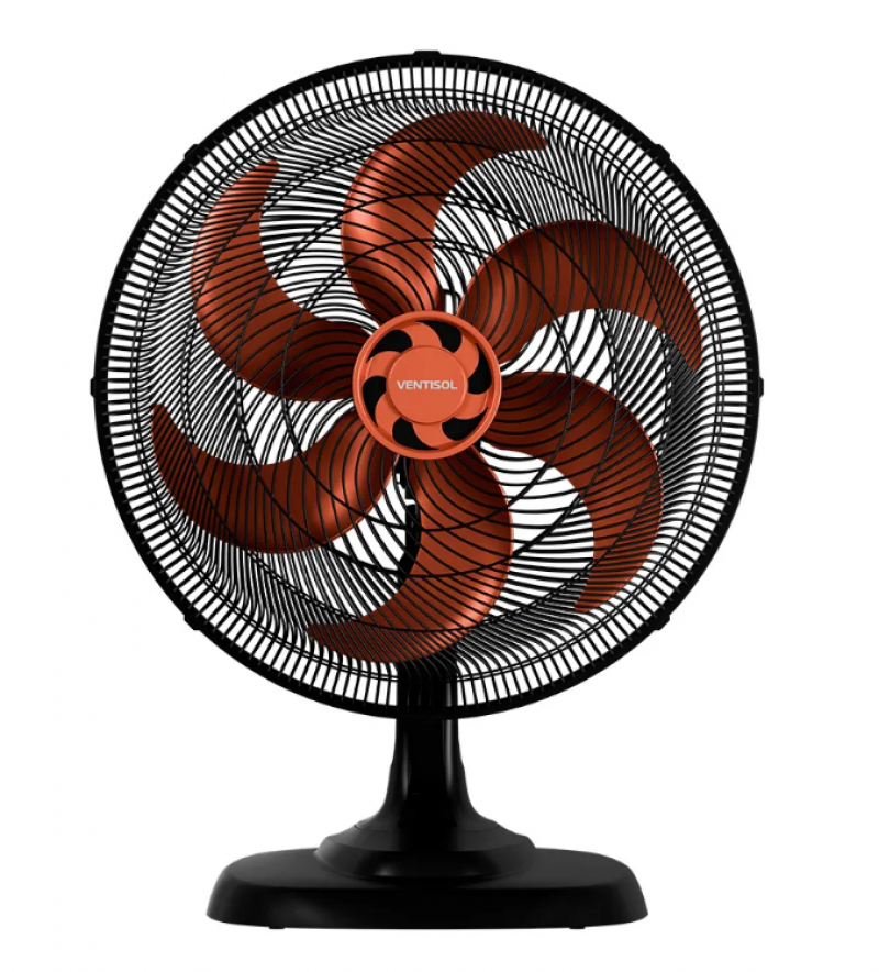 Ventilador Mesa Turbo 6P 50Cm Bronze - Ventisol 