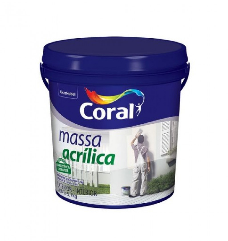 Massa Acrílica 5,7KG - Coral