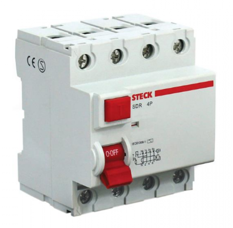  Interruptor Diferencial 4p 25a 30ma Sdr42530 - Steck