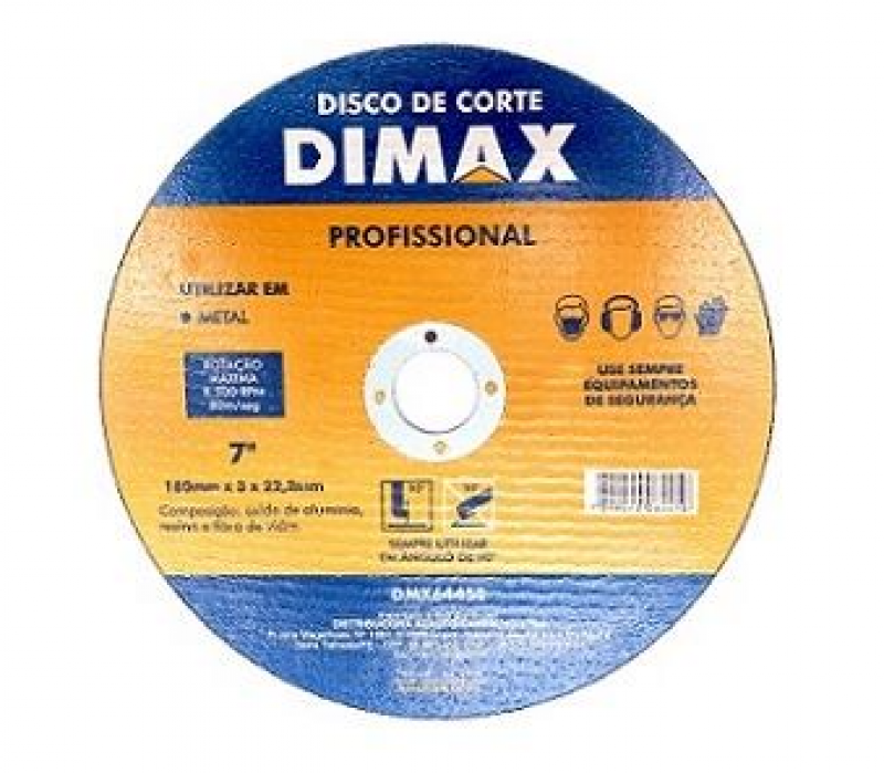 Disco De Corte Metais 7" - Dimax