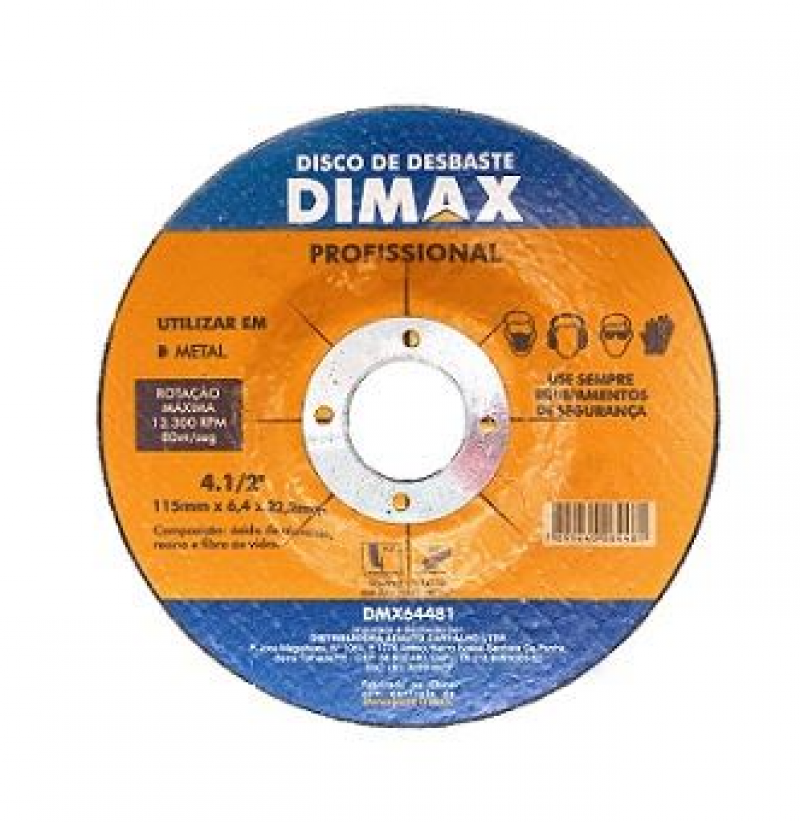 Disco De Desbacho Metais 4X1/2 - Dimax