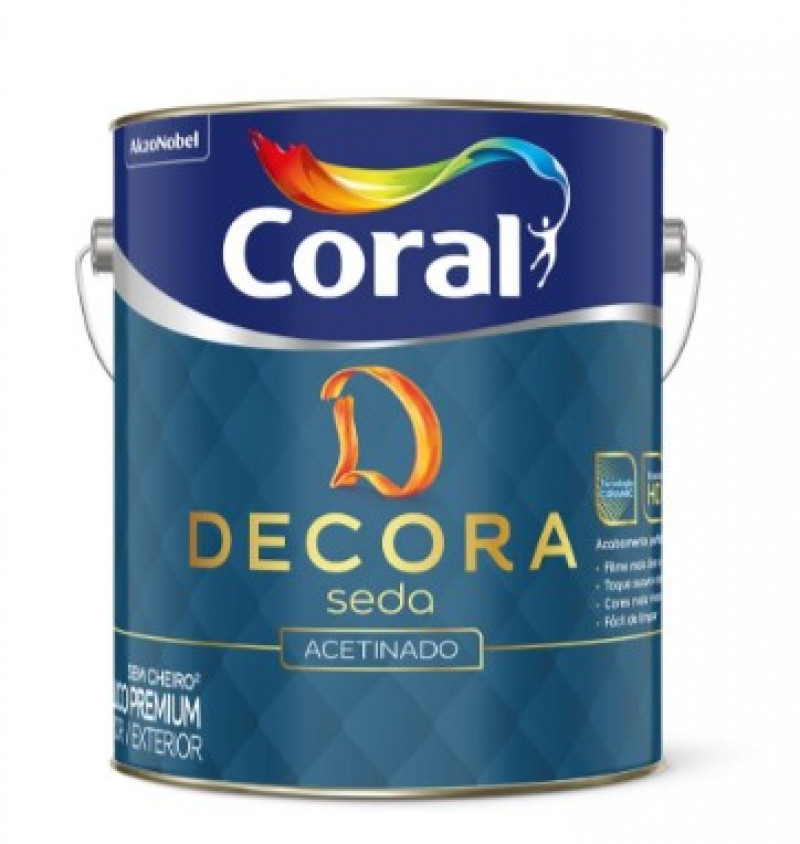 Acabamento De Seda Acetinado Base MF 3,2L - Coral 