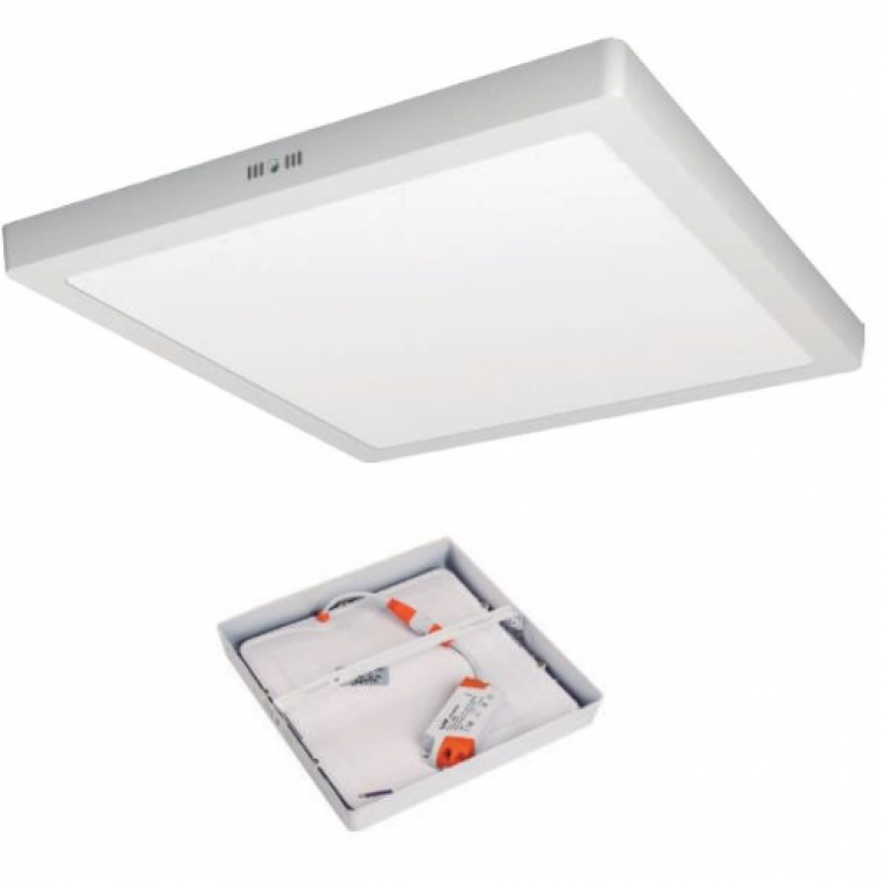 Plafon Home Sobrepor Led Quadrada RL29186BC 18W 6500K - Llum