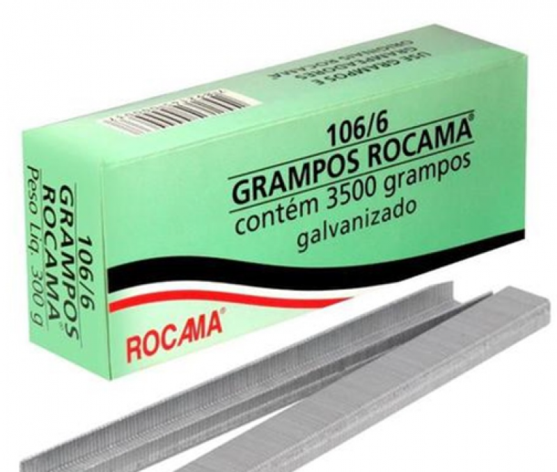 Grampo Alt 6mm 106/6 - Rocama 
