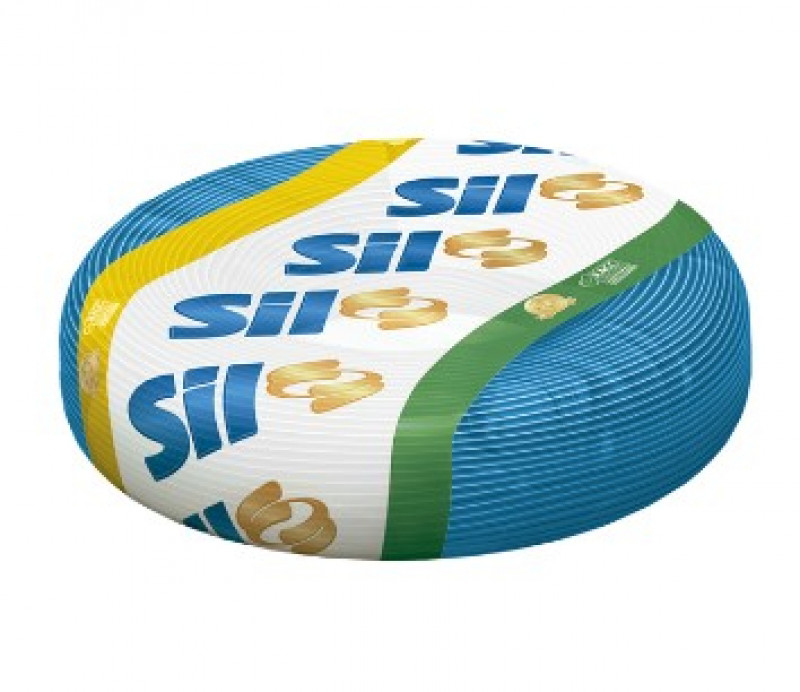 Cabo Flexível 10,0mm Azul C/100M - Sil 