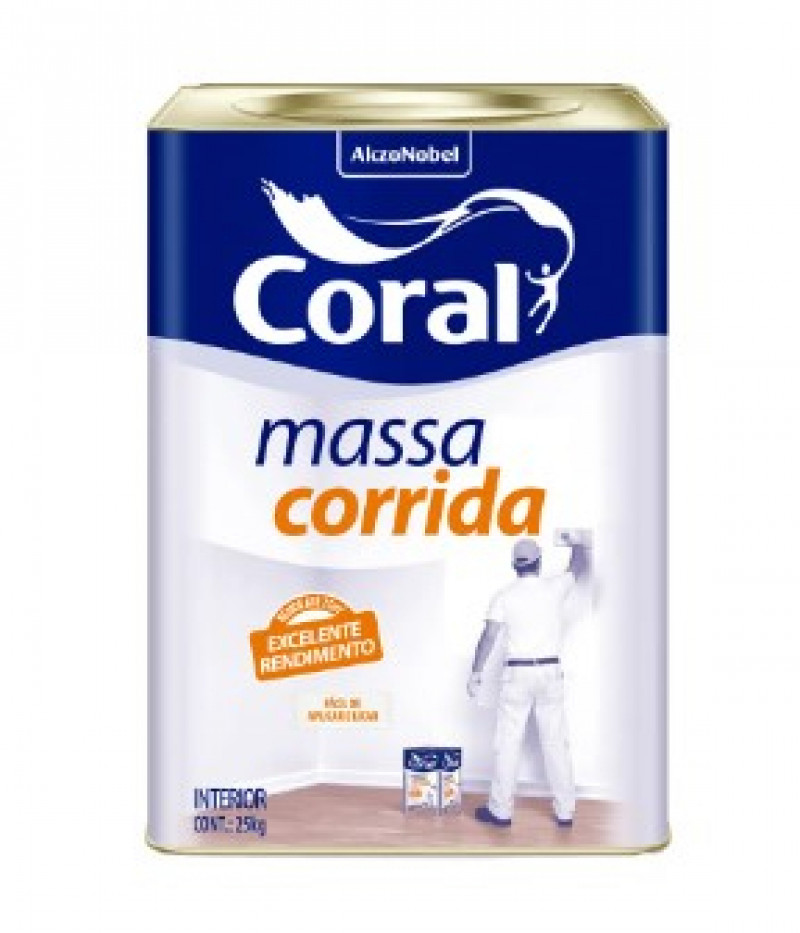 Massa Corrida 25kg - Coral