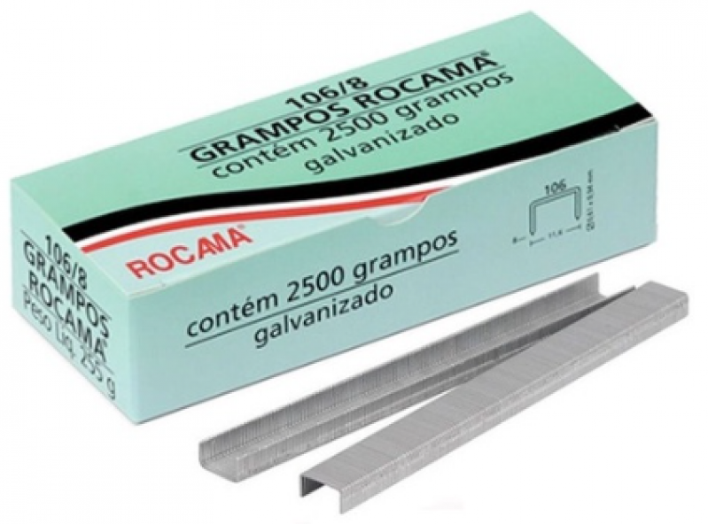  Grampo Alt 6mm 106/8 - Rocama