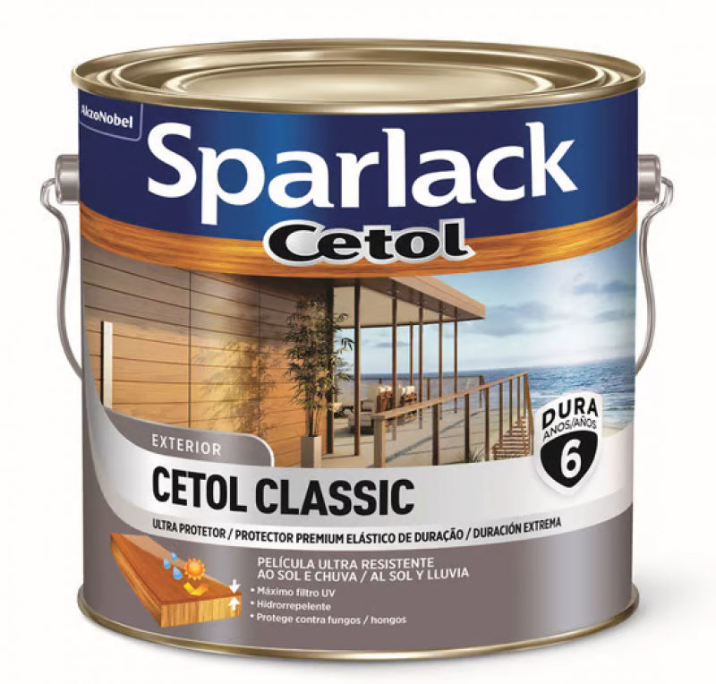  Verniz Cetol Acetinado Ipê 3,6l - Sparlack