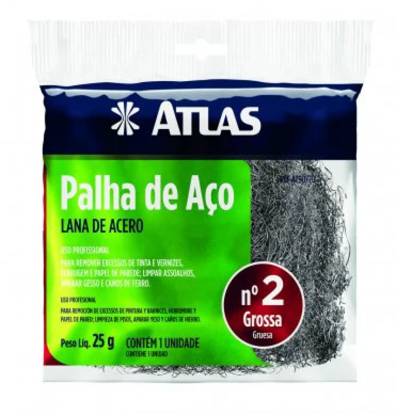  Palha De Aço Nº2 At90/70 - Atlas
