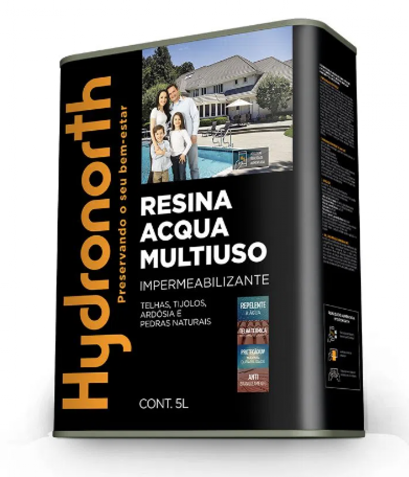 Resina Multiuso  Acqua Incolor 5,0l - Hydronorth