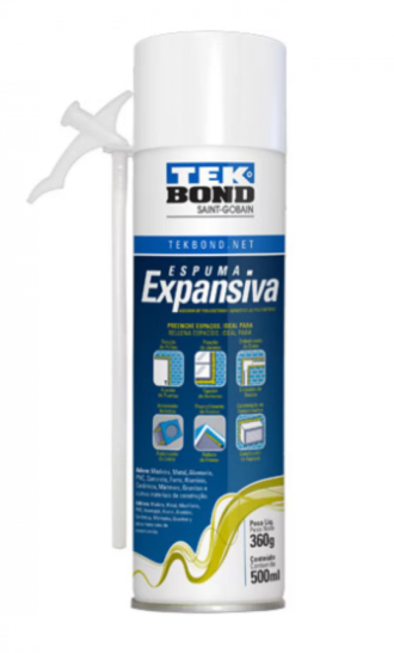 Adesivo  Espuma Expansiva 360g - Tekbond