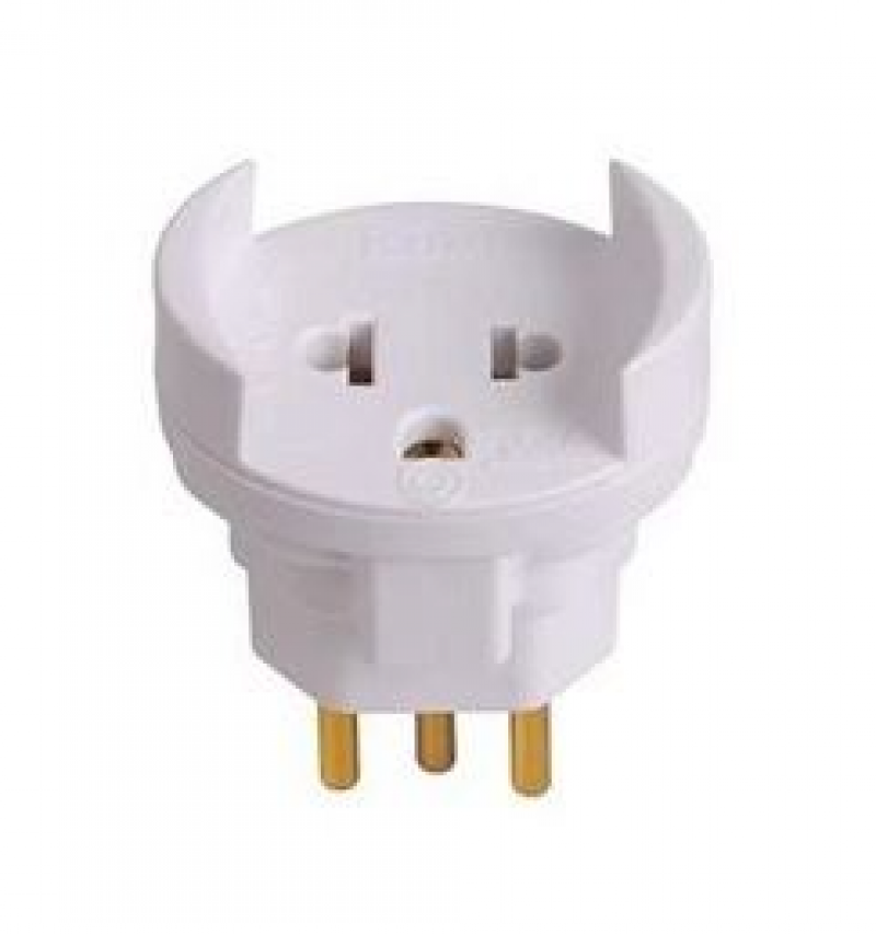 Adaptador Bipolar 2p+T 10a 1209 - Ilumi 