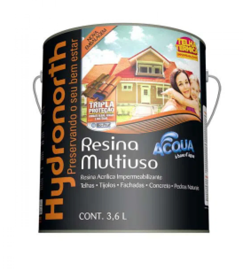  Resina Acrílica 3,6l - Hydronorth