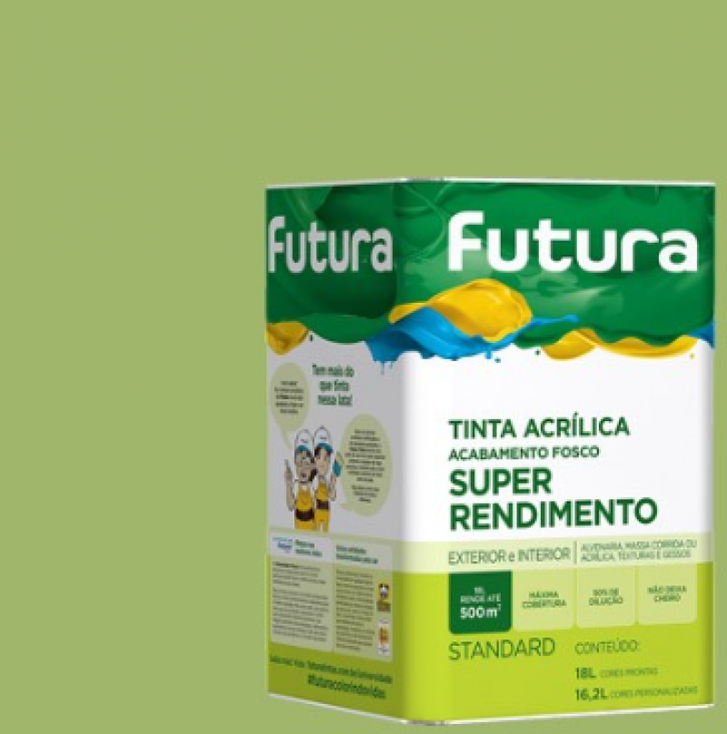 Tinta Acrílica Super Rendimento Verde Limão 18,0L - Futura