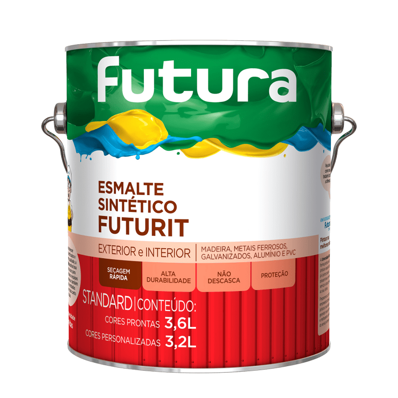 Esmalte Sintético Futurit Brilhante Camurça 3,6L - Futura 