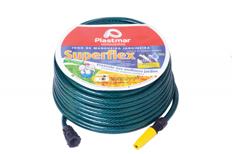 Mangueira de Jardim Superflex 10 metros Verde - Plastmar 