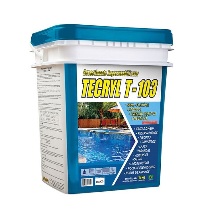 Impermeabilizante Incolor T-103 18KG - Tecryl