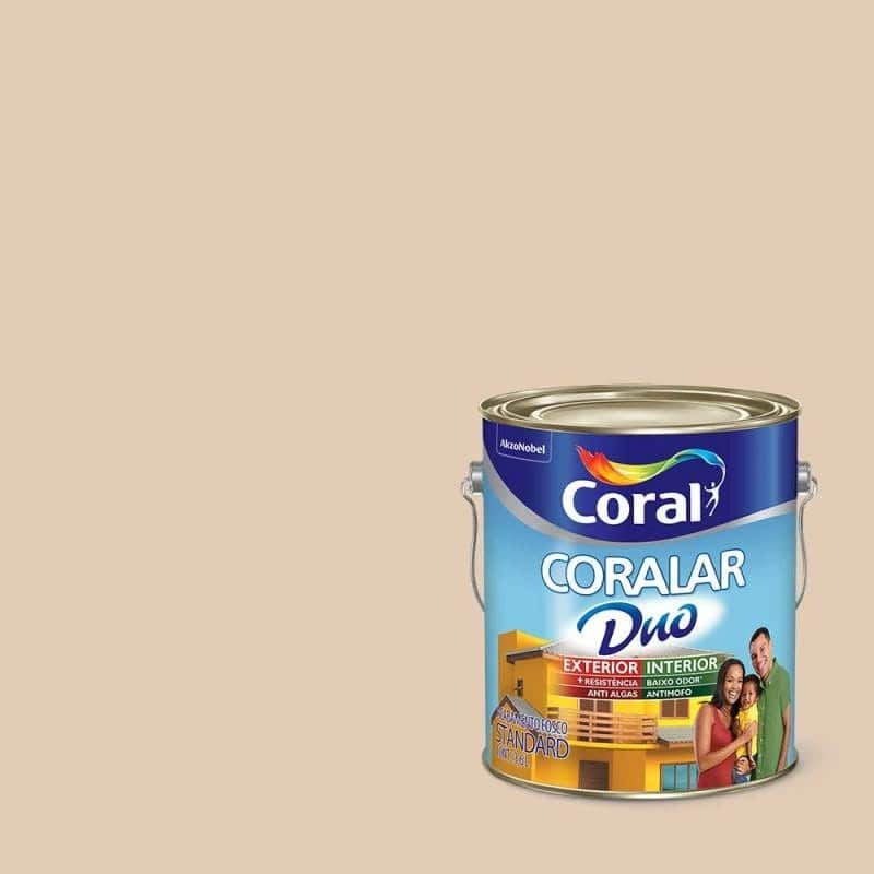 Tinta Acrílica Coralar Duo  Areia 3,6L - Coral