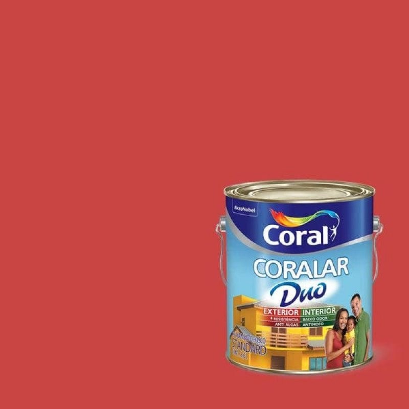 Tinta Acrílica Coralar Duo Rubi 3,6L - Coral 