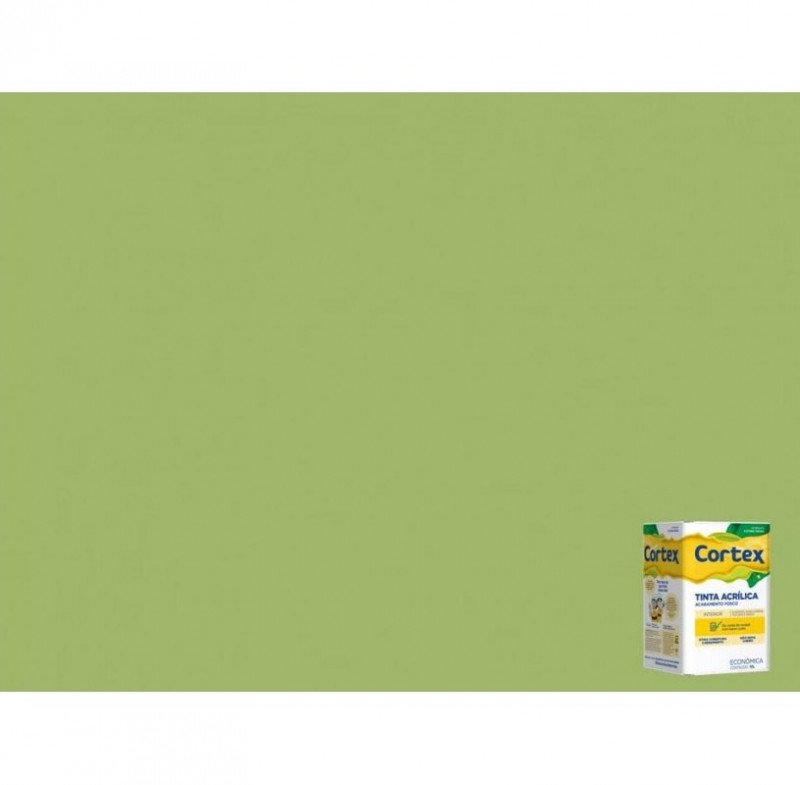 Tinta Acrílica Fosca Cortex Verde Limão 18L - Futura