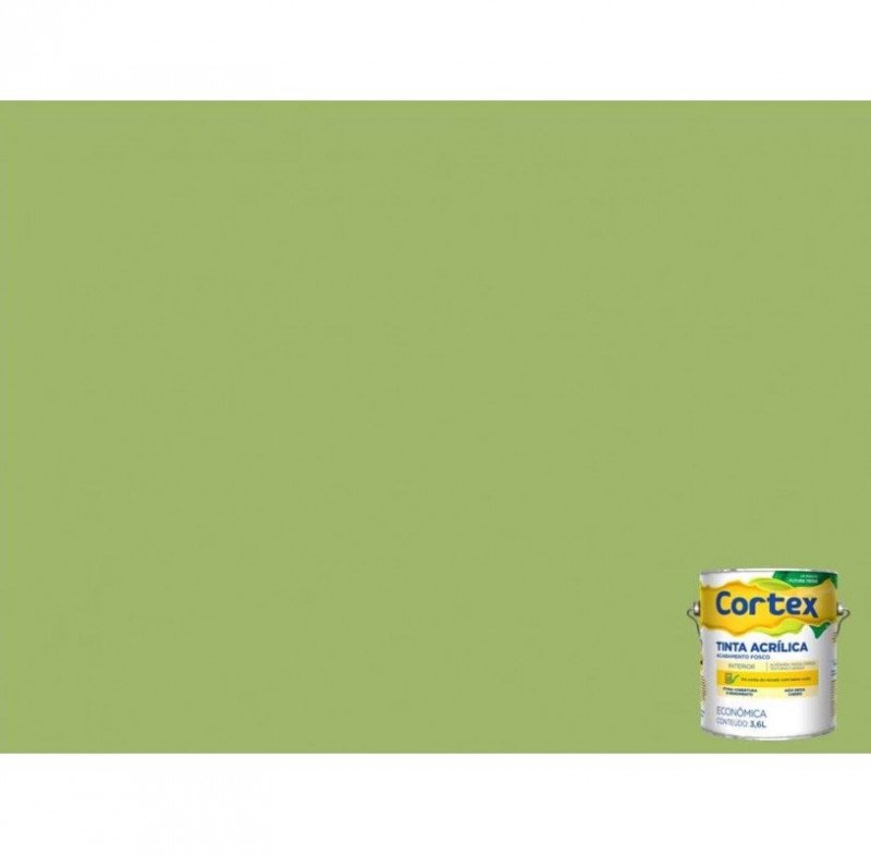 Tinta Acrílica Fosca Cortex Limão 3,6L - Futura