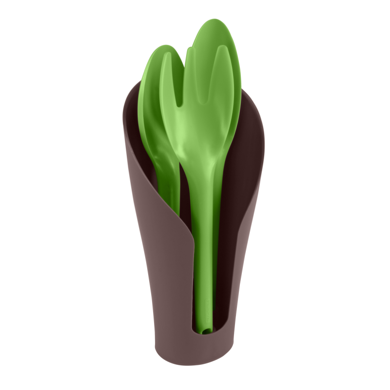 Jogo para Jardinagem Cocoon com Peças Plásticas Verde com Contenedor Marrom 4 Peças 78107/809 - Tramontina   