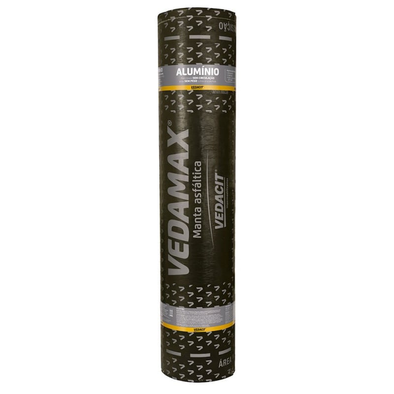  Manta Asfáltica Alum Rolo C/10m² - Vedacit
