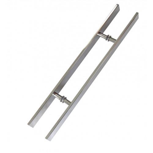 Puxador Inox H Chapado 40x10 40cm - União