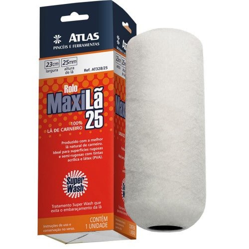 Rolo AT328/25 Maxila 23cm Sem Suporte - Atlas