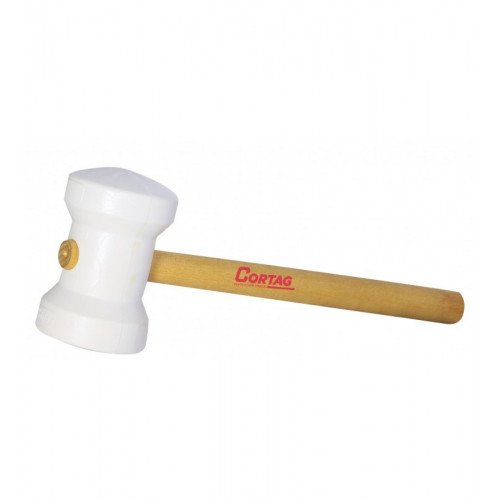  Martelo De Borracha 60mm Branco- Cortag