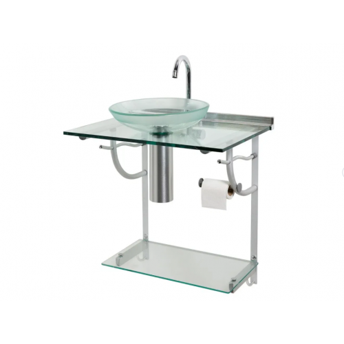 Lavabo com Cuba Cris Space 62,5cm 947 - Cris-Metal