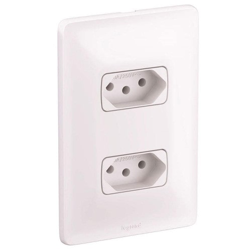 Tomada Dupla Zeffia 4x2 2p+T 10a 680111 - Pial