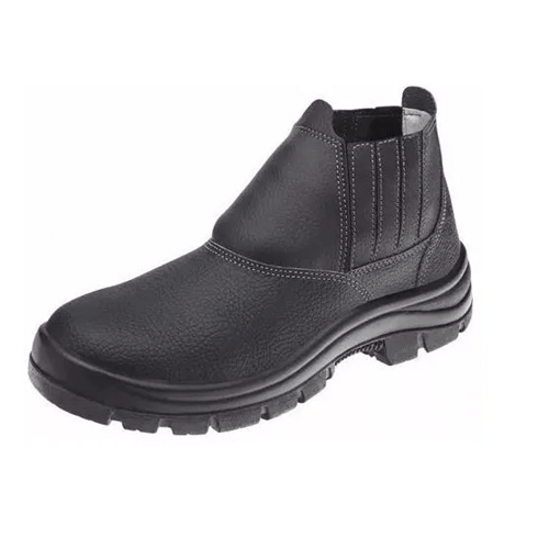 Botina em Couro Biqueira em Plástico Safety Flex Nº44 - Marluvas