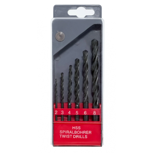  Kit Broca Aço 2 A 8MM  6 Pçs - Dimax