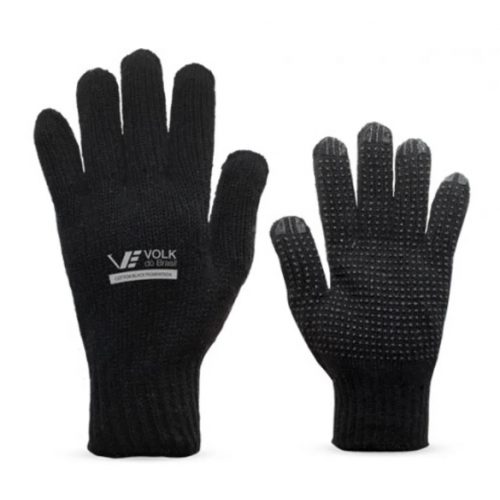 Luva De Pano 4 Fios Pigmentada Preto - Volk 