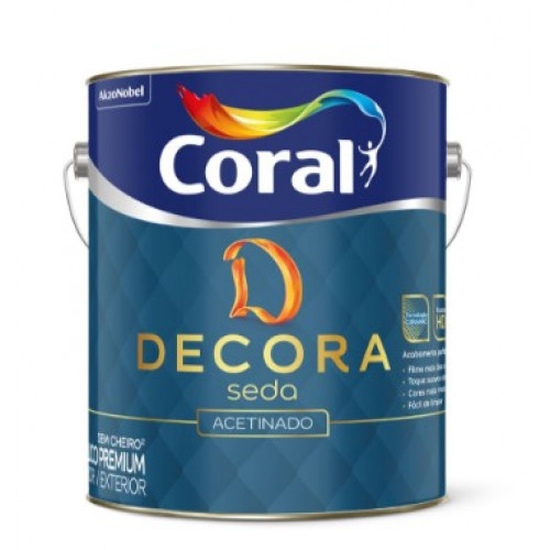 Acabamento De Seda Acetinado Base MF 3,2L - Coral