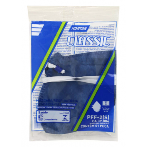 Máscara Descartável Pff1 S/Válvula - Norton 
