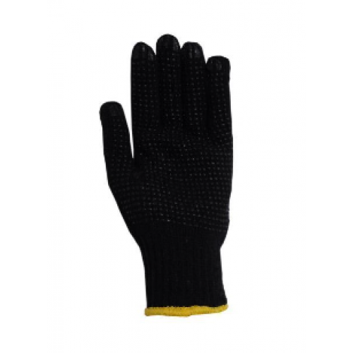 Luva De Pano 3 Fios Pigmentada Preta - Kalipso