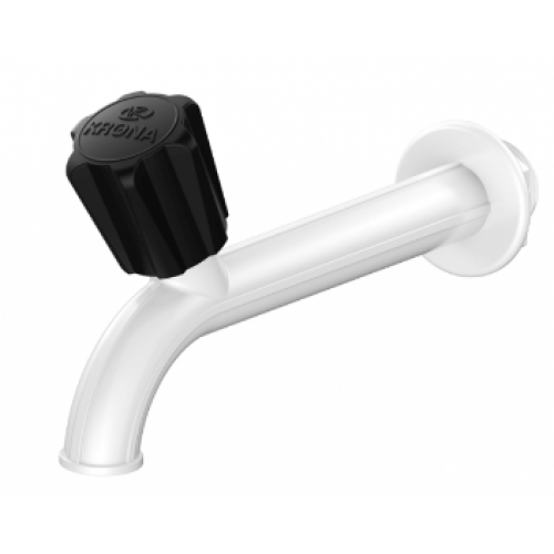  Torneira Pia Plástica Slim Branco / Preto - Krona 