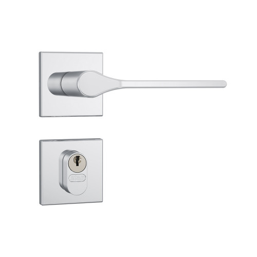 Fechadura 803/25 Roseta Quadrada Gorje Externa Inox - Stam