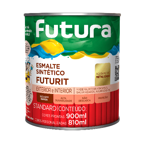 Esmalte Metálico Futurit Marrom Bronze 0,9l - Futura