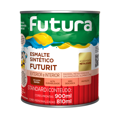 Esmalte Metálico Futurit Aluminio 0,9l - Futura