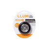 Luminária Button 3 Leds Preta - Llum