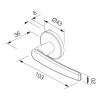  Fechadura Concept Zm Roseta 401e Cra 54022130 - Pado