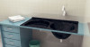 Tanque de Granito Sintético 100x50cm Delta Cinza Prime - Bella Pia
